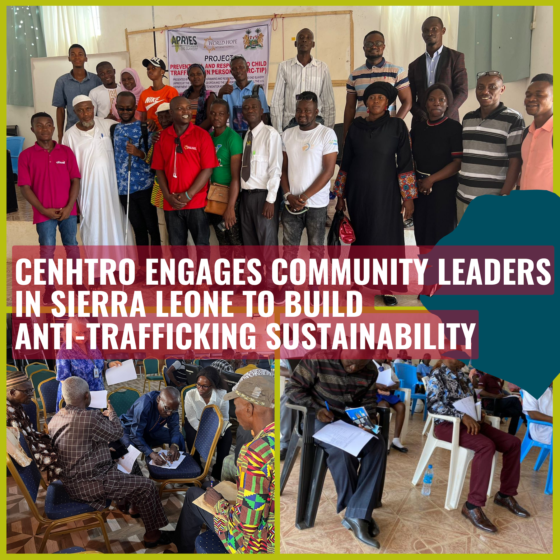 CenHTRO Engages Community Leaders in Sierra Leone to Build Anti-Trafficking Sustainability